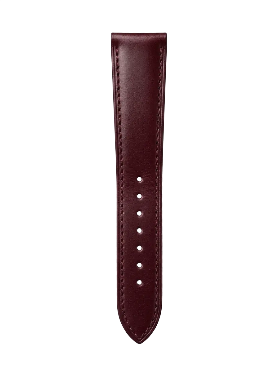 Burgundy Smooth Leather tail side