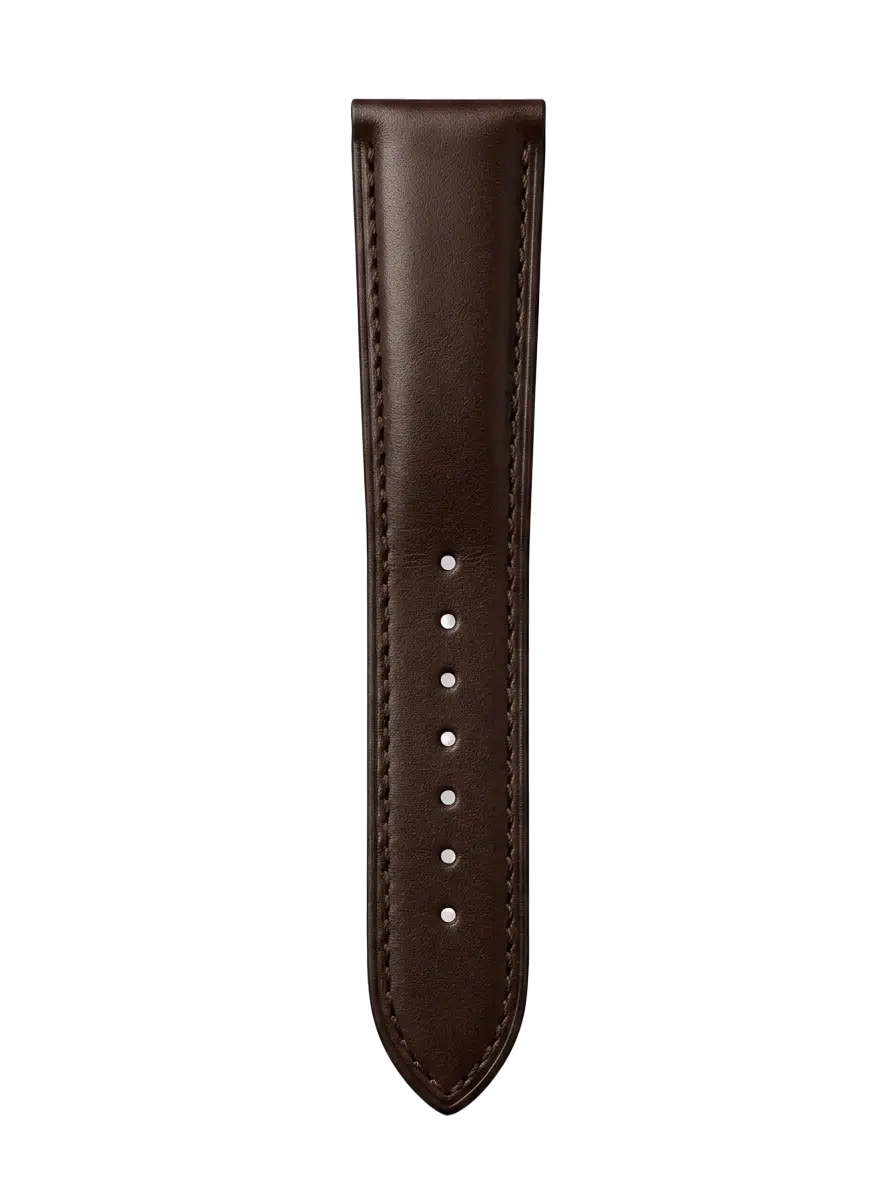 Chocolate Smooth Leather tail side