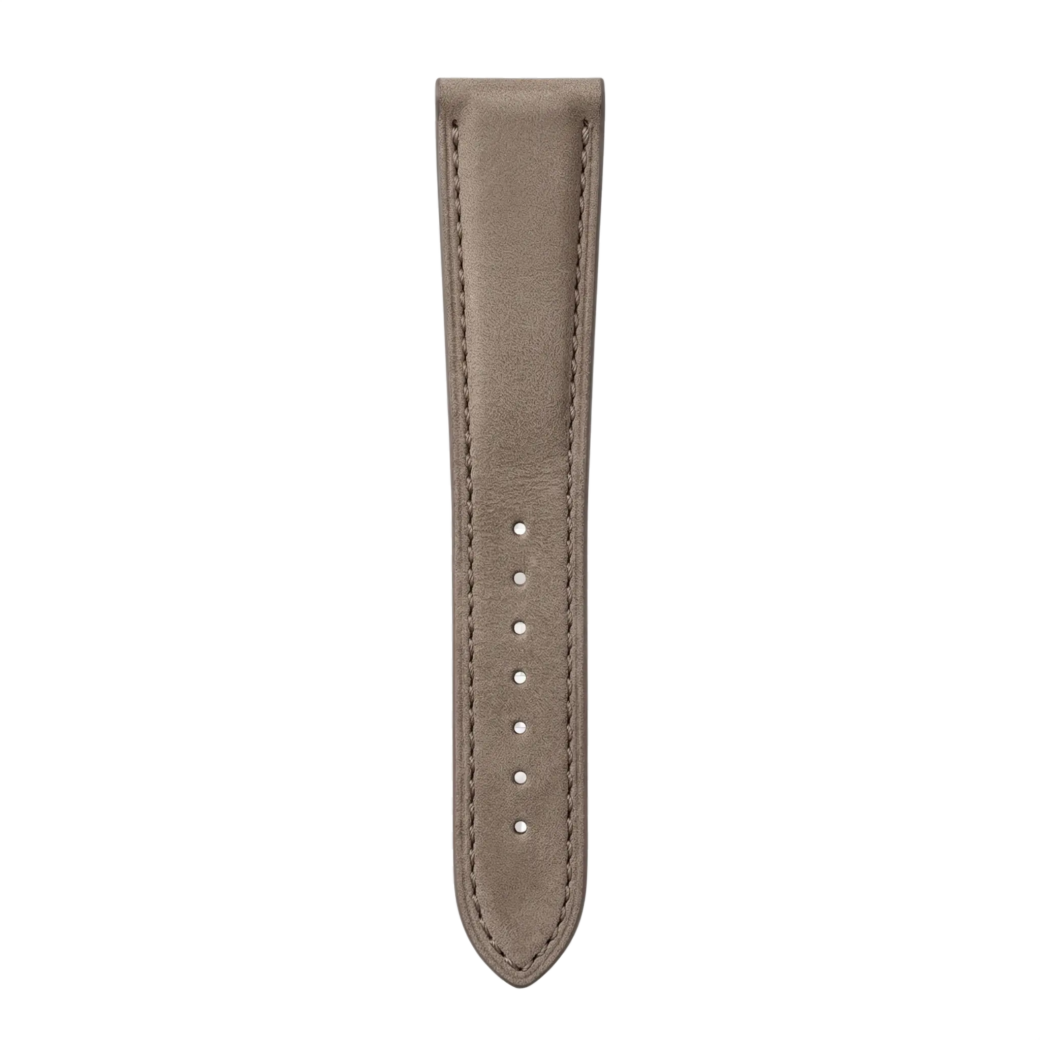 Taupe Nubuck Leather tail side