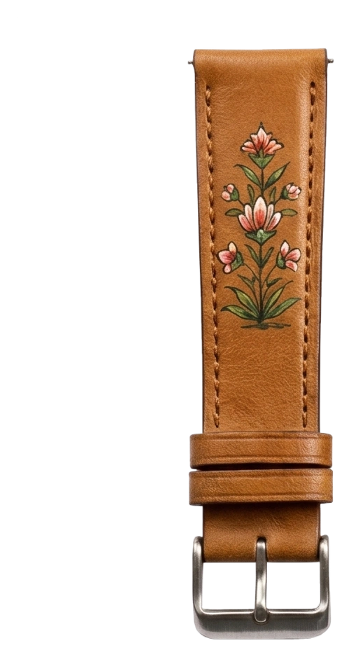 Persian Leather buckle side