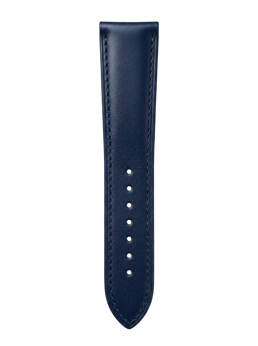 Navy Smooth Leather tail side