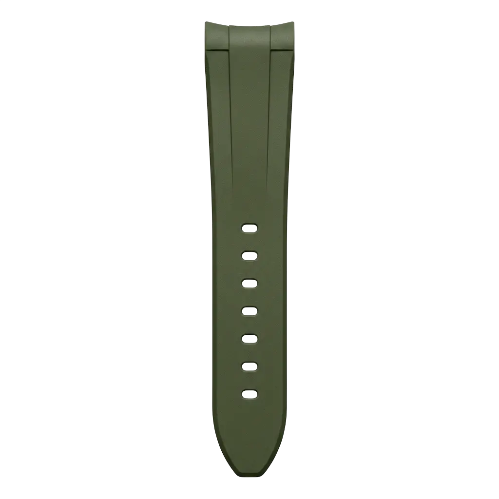 Olive Performance Rubber tail side