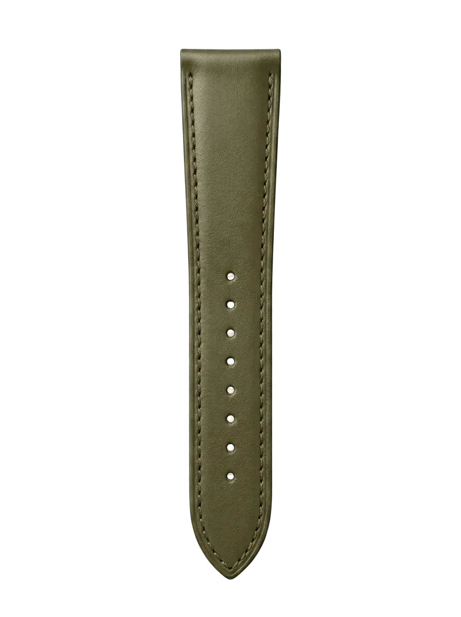 Olive Smooth Leather tail side