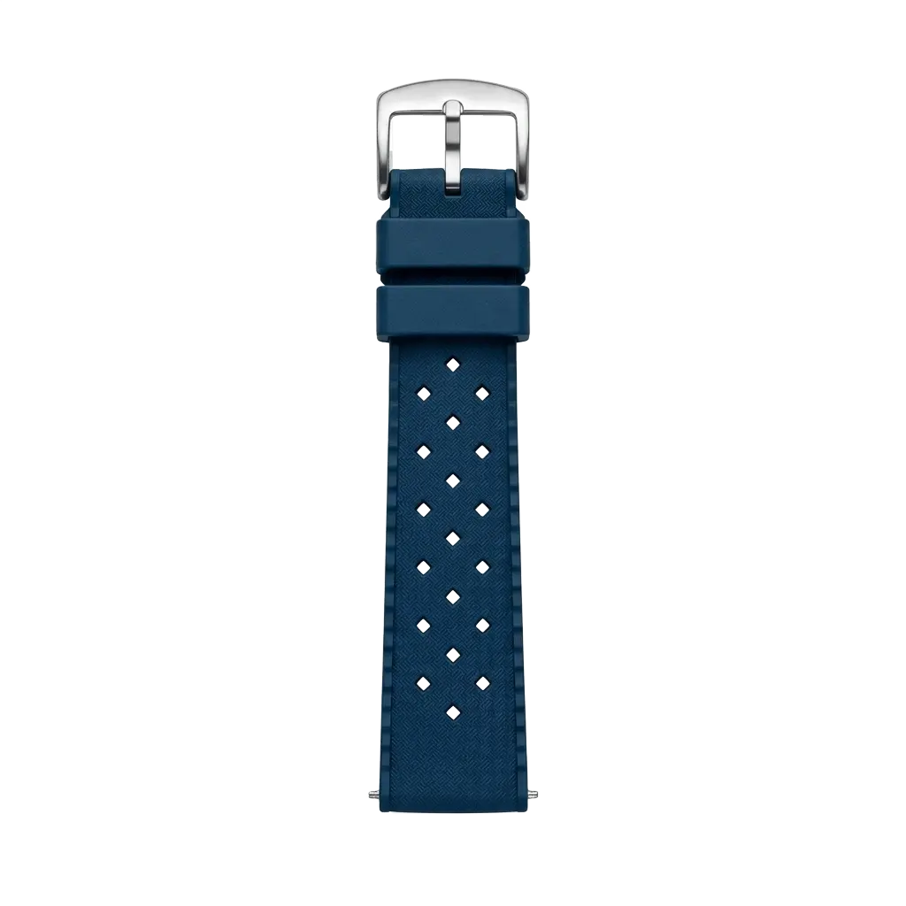 Blue Tropic Rubber buckle side