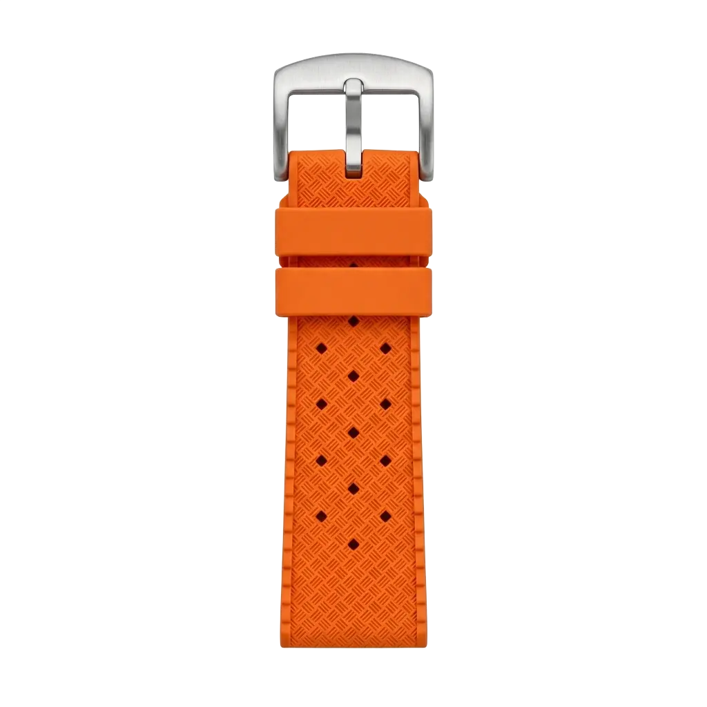 Orange Tropic Rubber buckle side