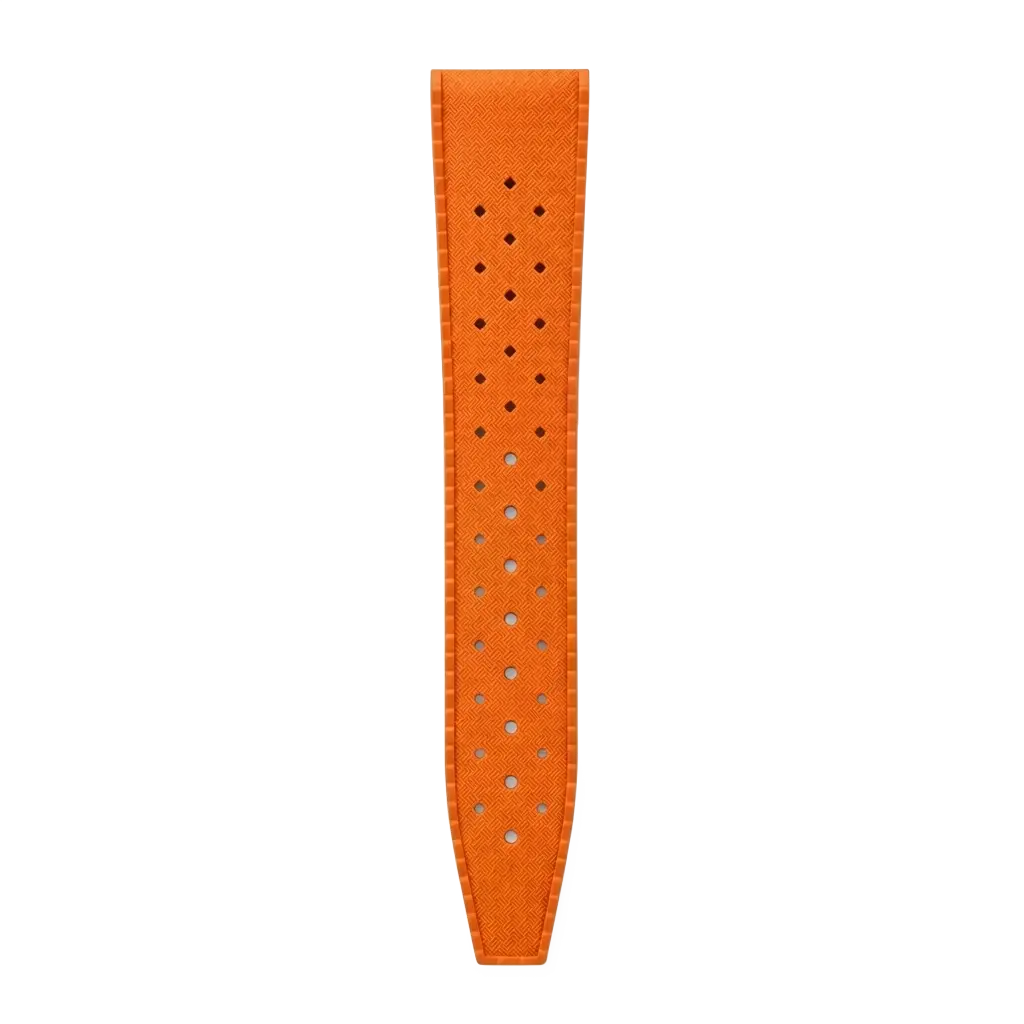 Orange Tropic Rubber tail side
