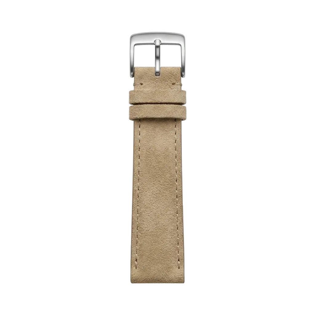 Sand Suede Leather buckle side