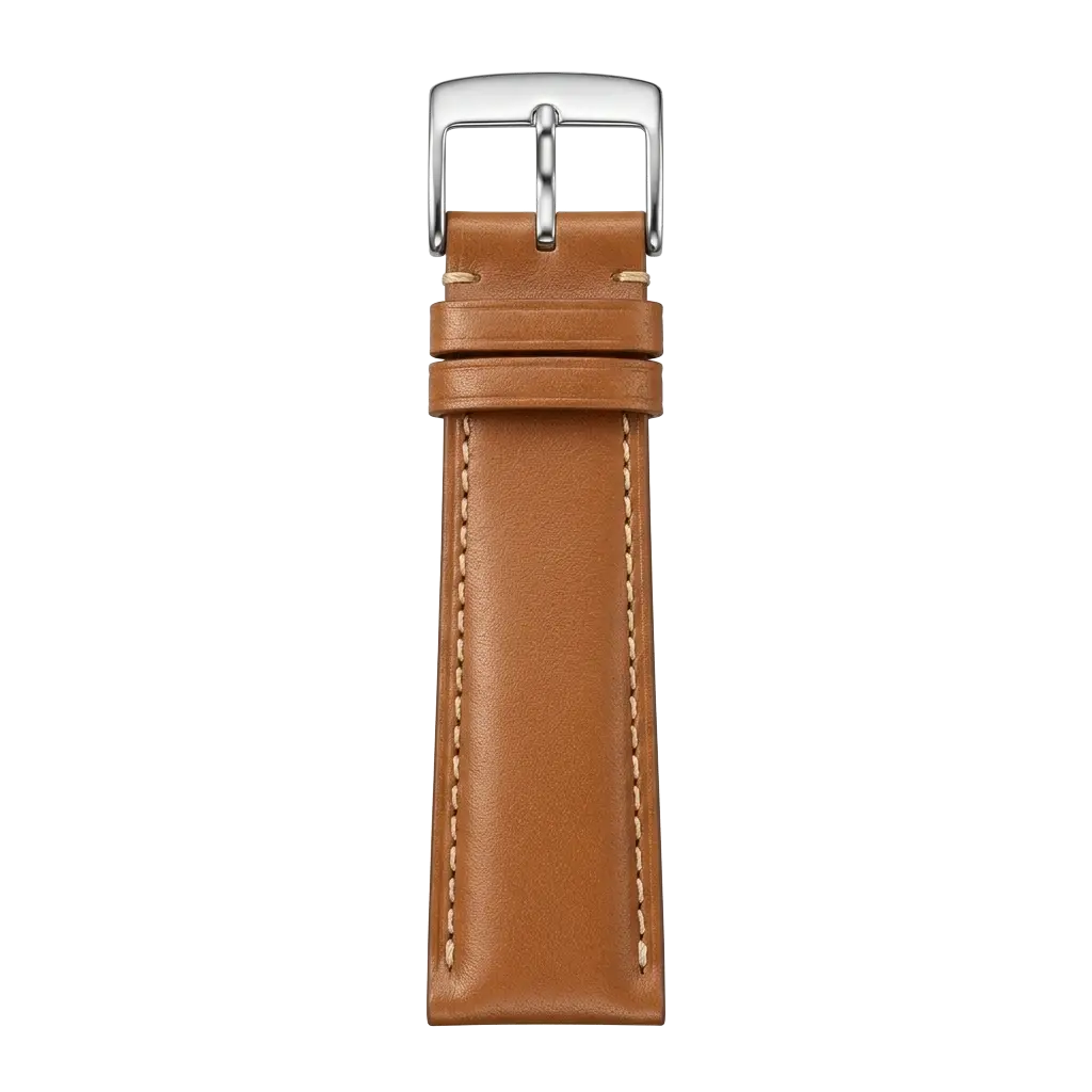 Tan Smooth Leather buckle side