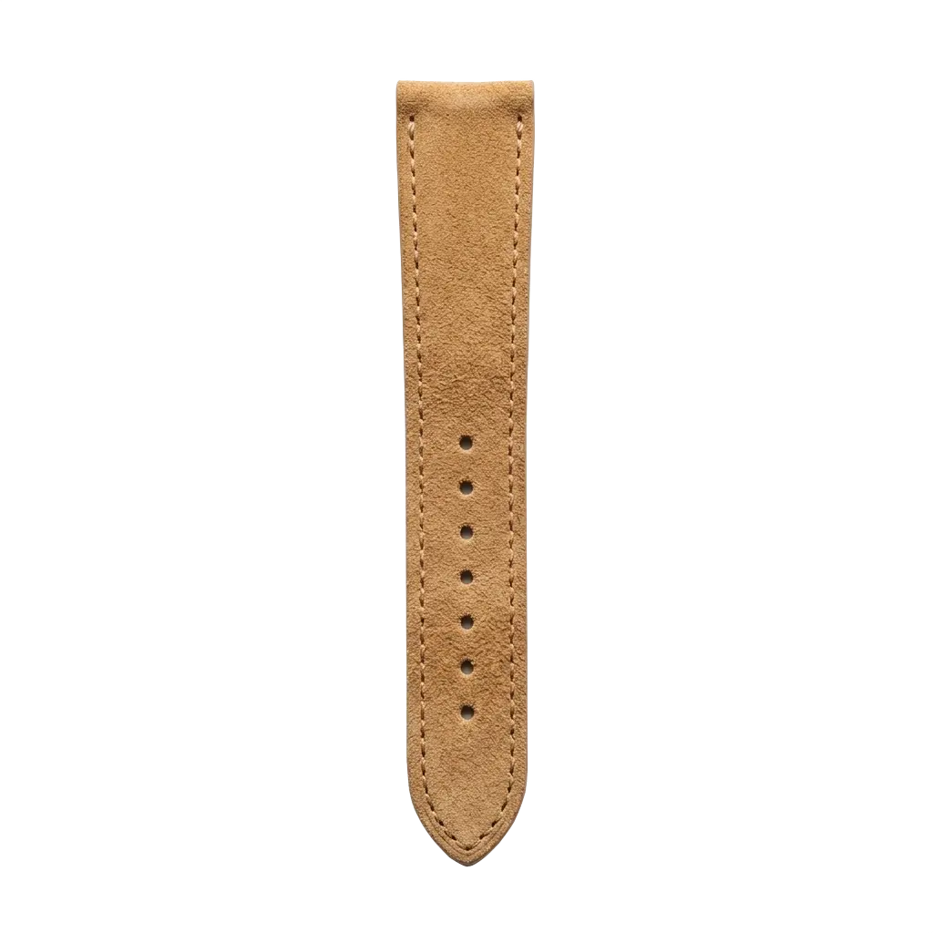 Tan Suede Leather tail side