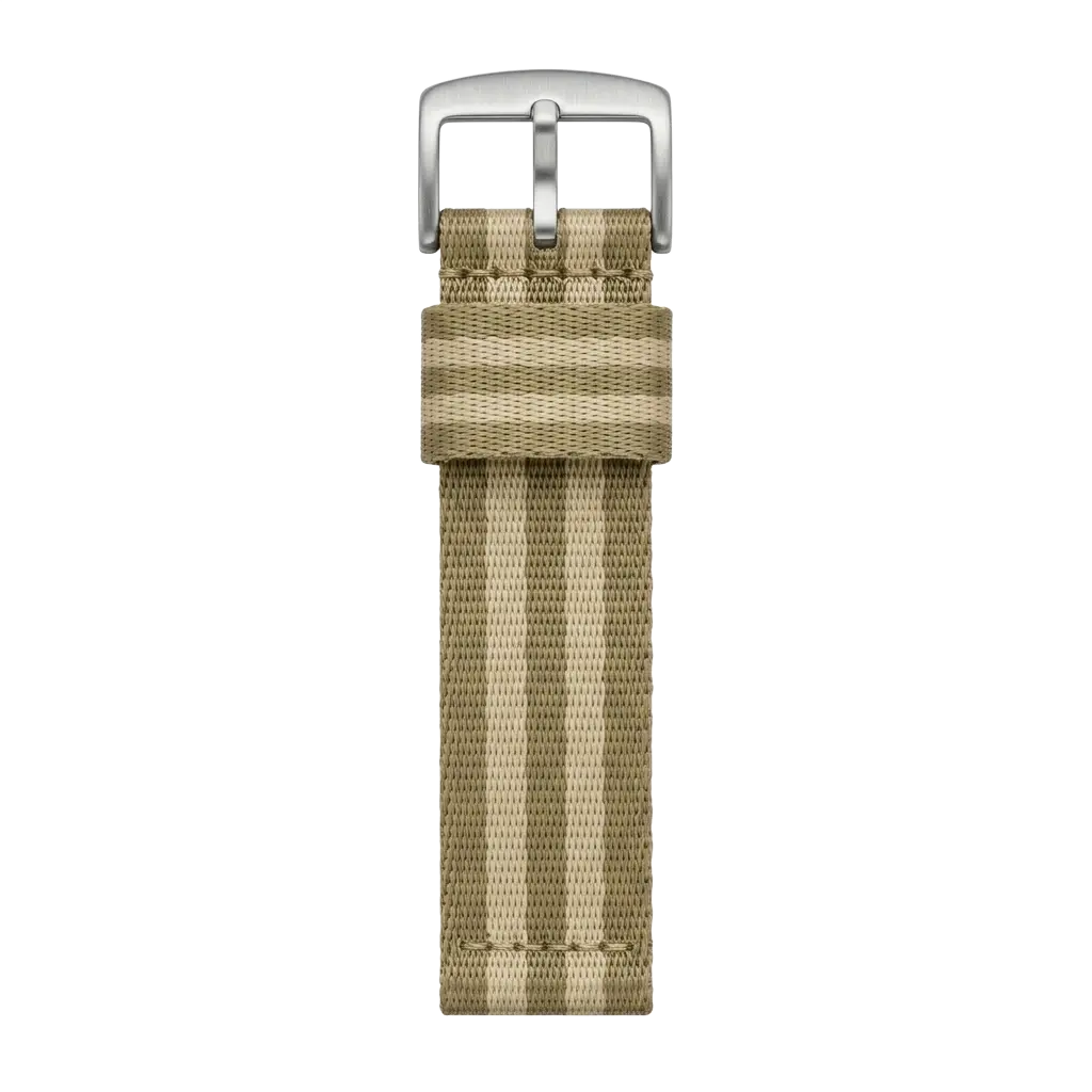 Sand Stripe NATO buckle side