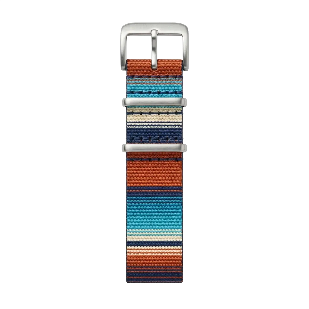 Oaxaca Serape NATO buckle side