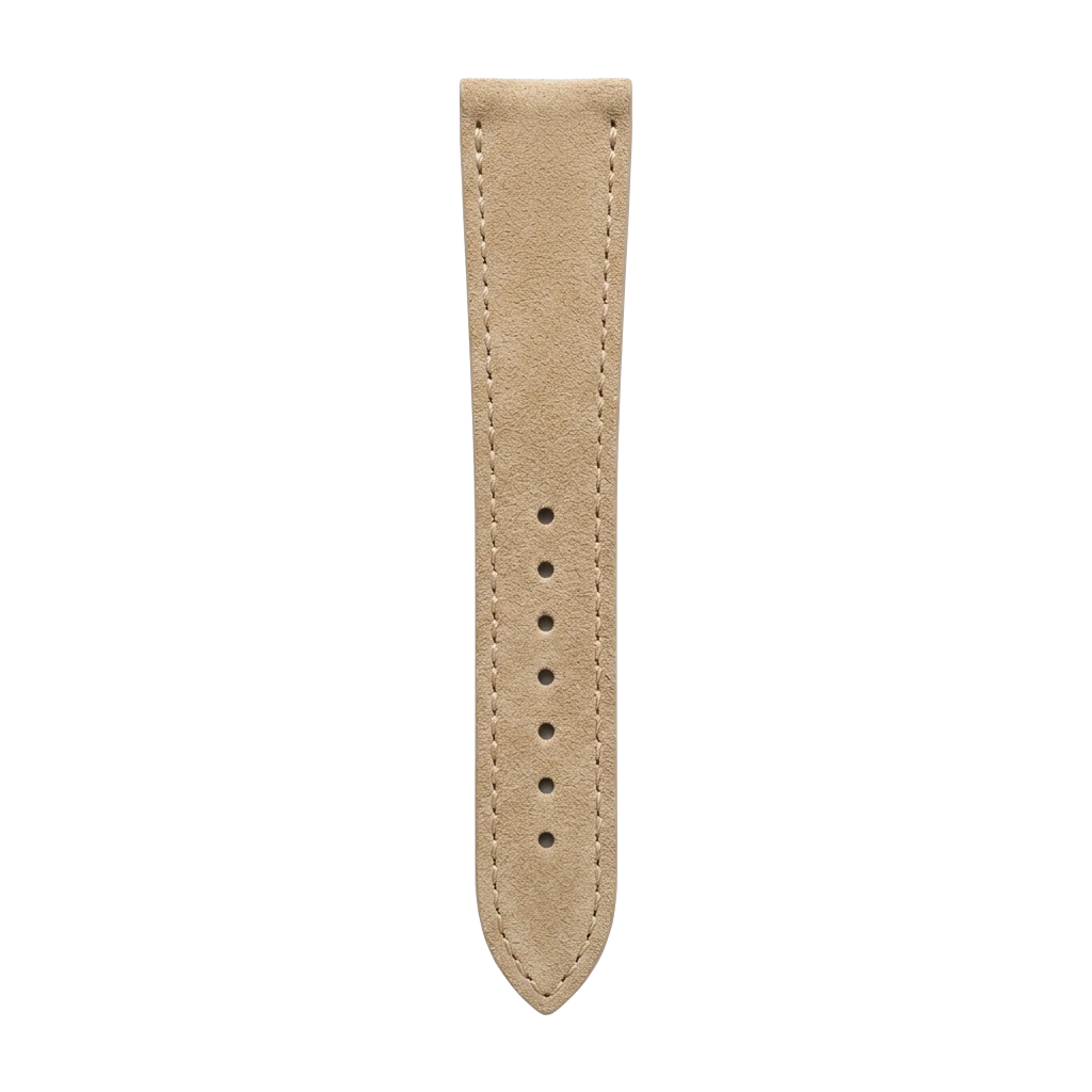 Beige Suede Leather tail side