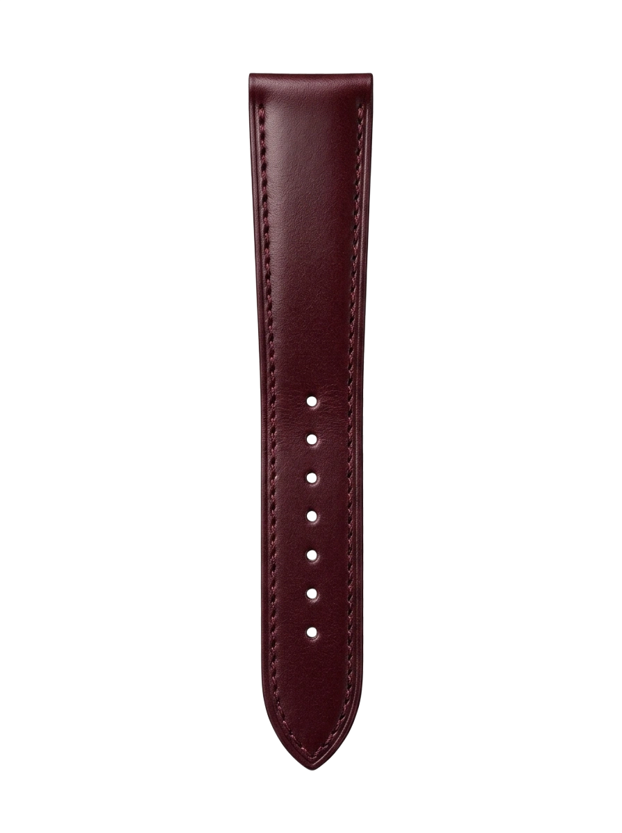Burgundy Smooth Leather tail side