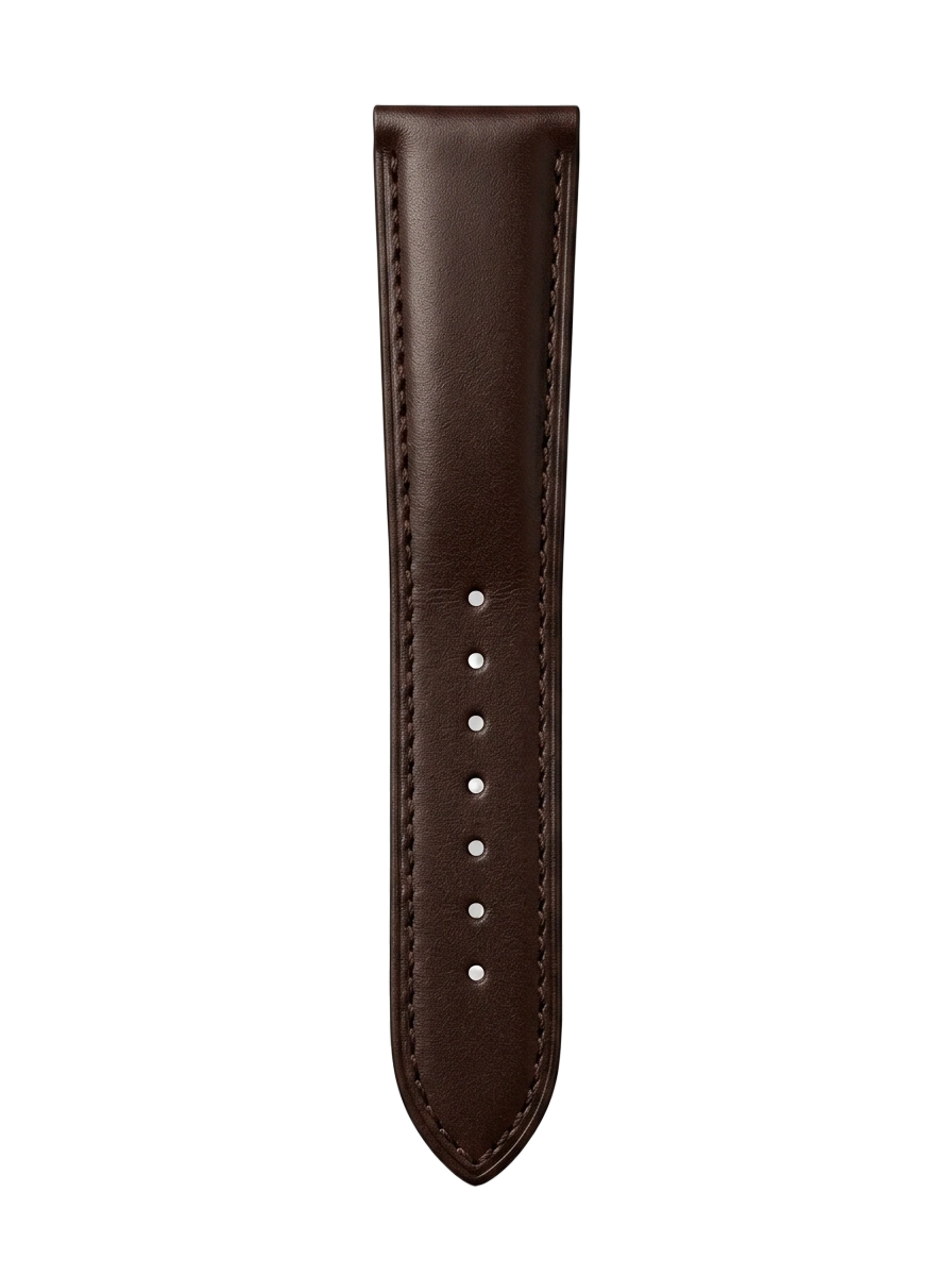 Chocolate Smooth Leather tail side