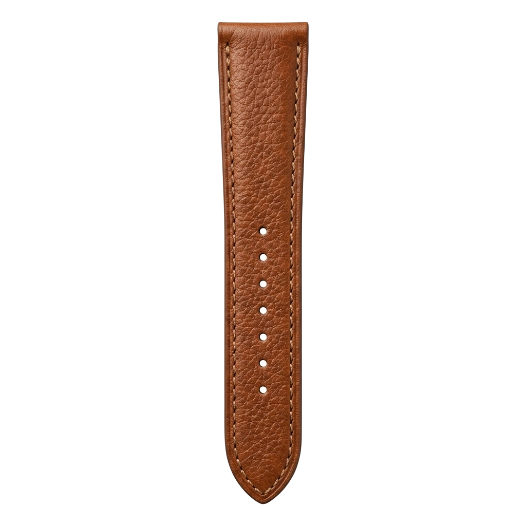Cognac Grain Leather tail side