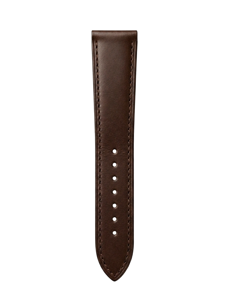 Dark Brown Smooth Leather tail side