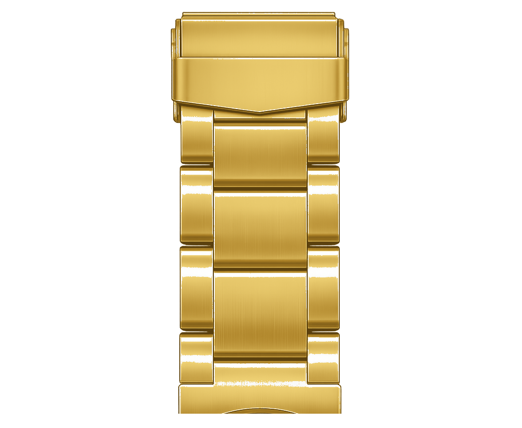 Gold Bracelet buckle side