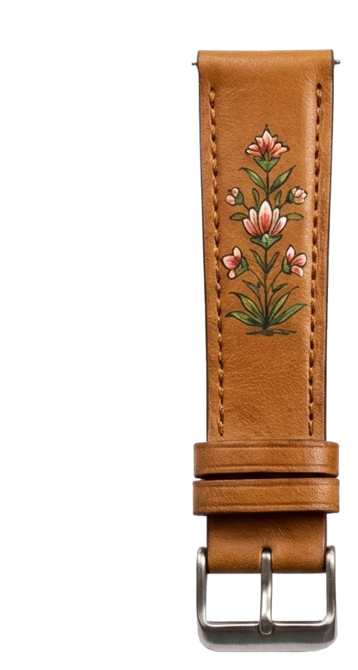 Persian Leather buckle side