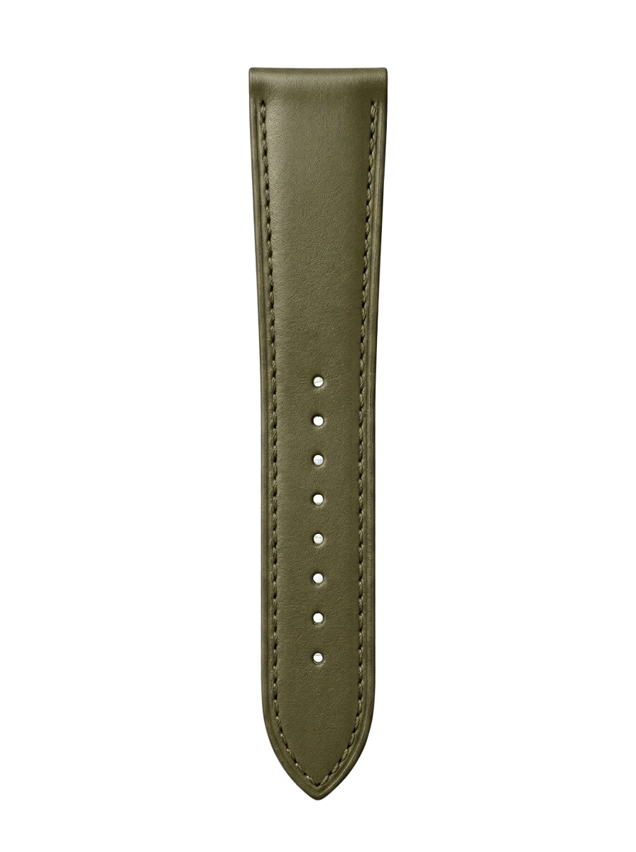 Olive Smooth Leather tail side