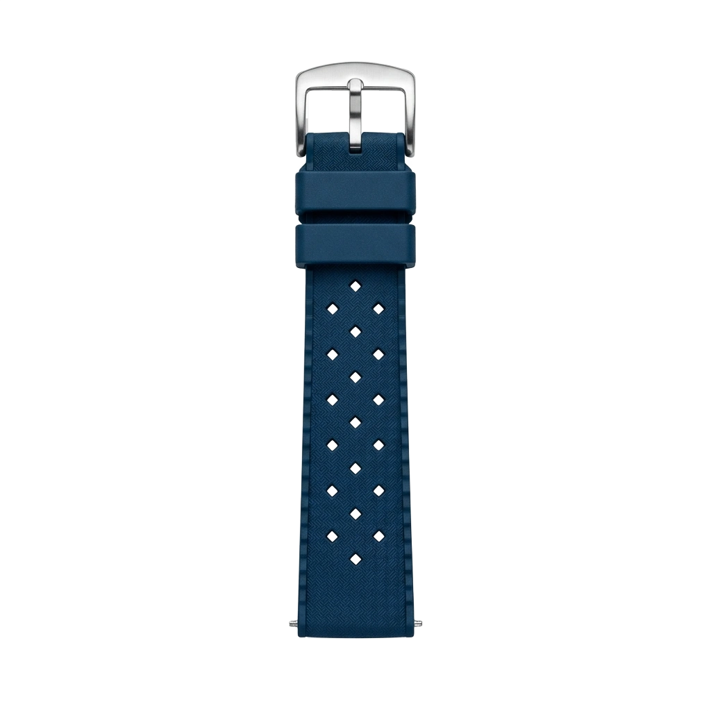 Blue Tropic Rubber buckle side