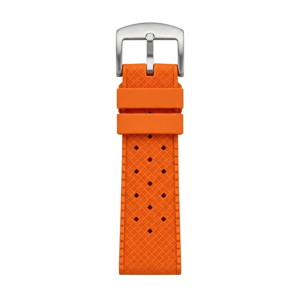 Orange Tropic Rubber buckle side