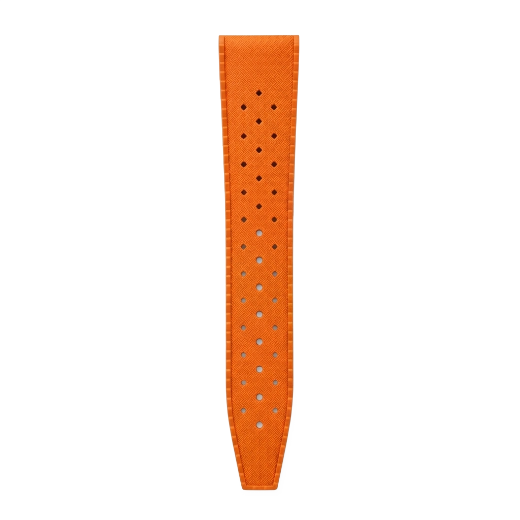 Orange Tropic Rubber tail side