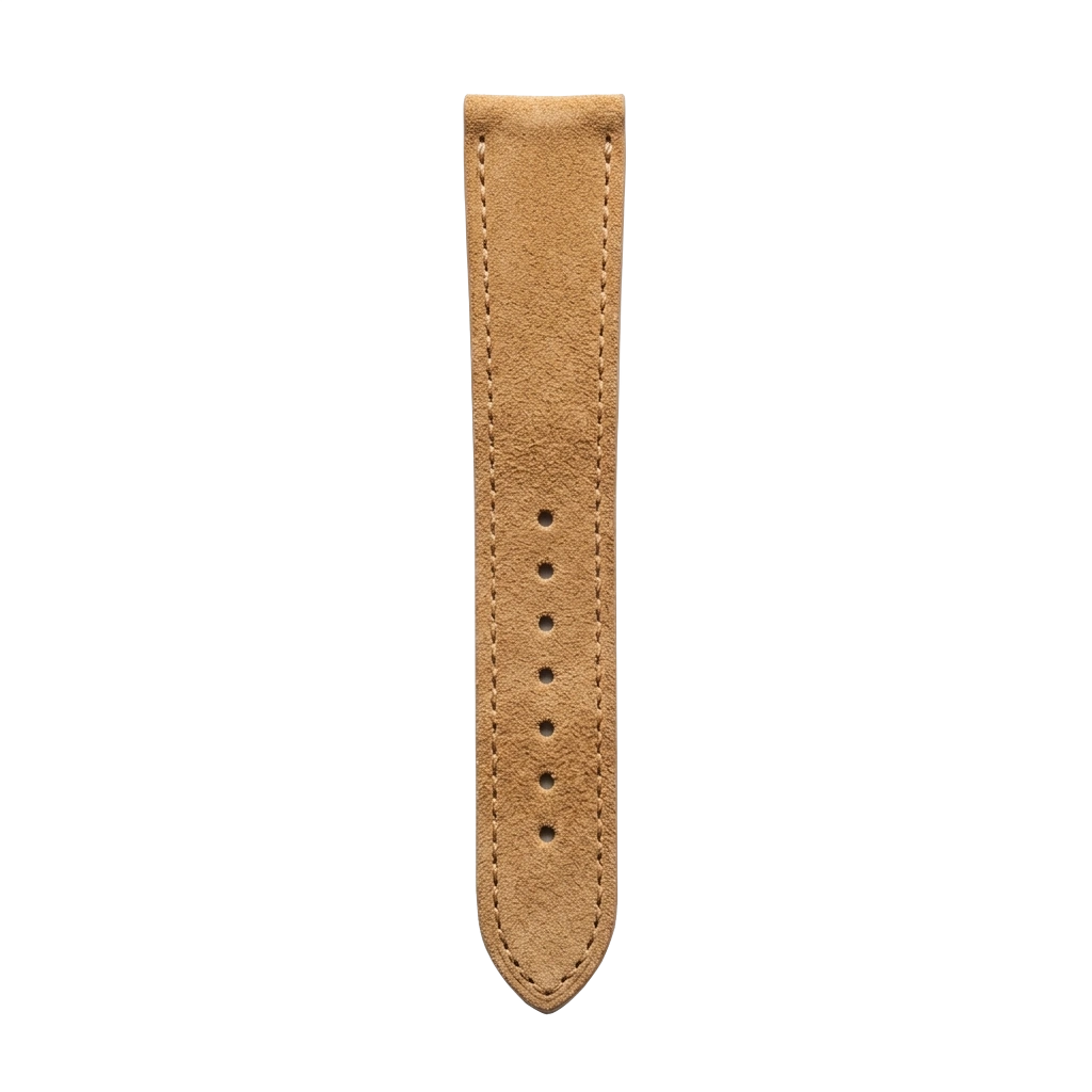 Tan Suede Leather tail side